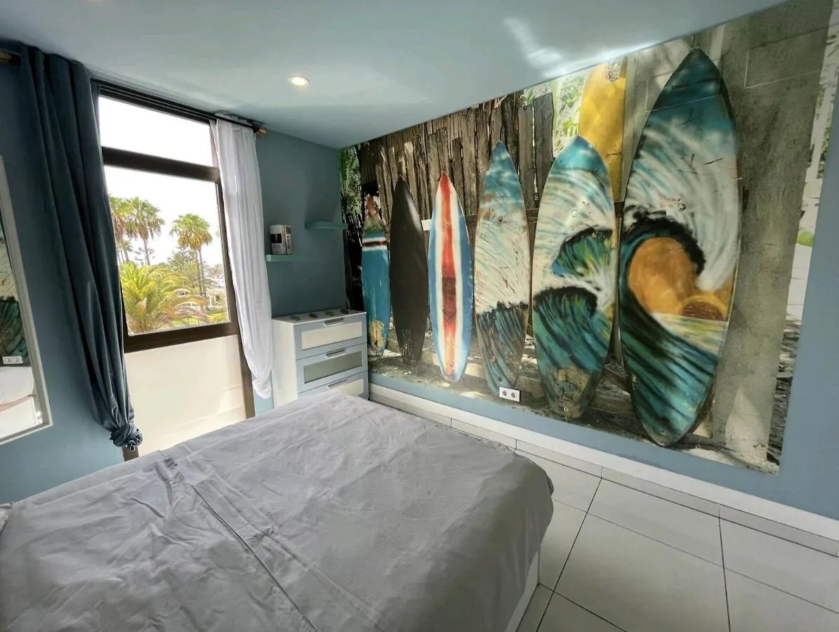 Las Americas Stylish Surf Apartment On Beach Promenade Arona